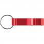 Preview: Schlüsselanhänger mit Gravur / mit Flaschenöffner / Farbe: rot
