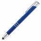 Preview: Schreibset mit Namensgravur - Touchpen Kugelschreiber + Kugelschreiber - blau
