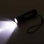 Preview: Taschenlampe mit Akku mit Namensgravur - mit seitlichen COB Licht - schwarz