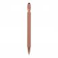 Preview: Touchpen Kugelschreiber "Roségold" mit Gravur / aus Metall / Farbe: roségold