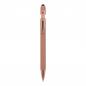 Preview: Touchpen Kugelschreiber "Roségold" mit Gravur / aus Metall / Farbe: roségold