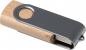 Preview: USB-Stick mit Namensgravur - aus hellem Holz (Ahorn) - 8GB