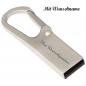 Preview: USB-Stick mit Namensgravur - aus metall - mit Karabinerhaken - 8GB