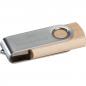 Preview: USB-Stick Twister mit Gravur / 8GB / aus Walnuss-Holz