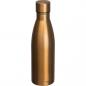 Preview: Vakuum Trinkflasche aus Edelstahl mit Gravur / 500ml / Farbe: gold