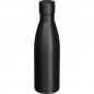 Preview: Vakuum Trinkflasche aus Edelstahl mit Gravur / 500ml / Farbe: schwarz