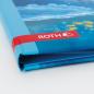 Preview: Zeugnismappe mit Namensgravur - A4 - "Meerjungfrau" - wattierter Einband