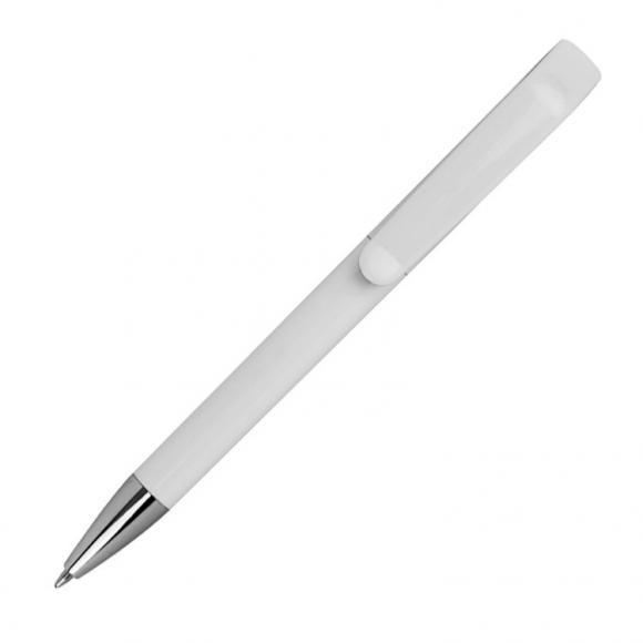 10 Kugelschreiber mit Gravur / Farbe: weiß-grün
