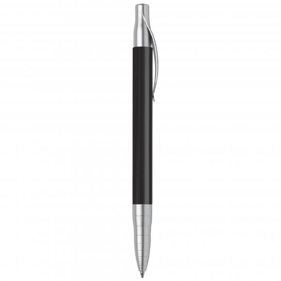 10x Kugelschreiber mit Namensgravur - aus Metall - Farbe: schwarz