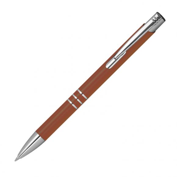 50 Kugelschreiber aus Metall mit Gravur / Farbe: kupfer
