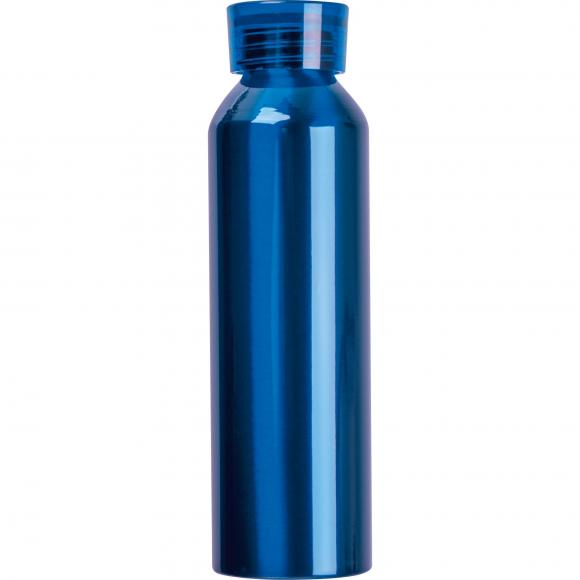 Aluminium Trinkflasche mit Gravur / mit Trageschlaufe / 600ml / Farbe: blau