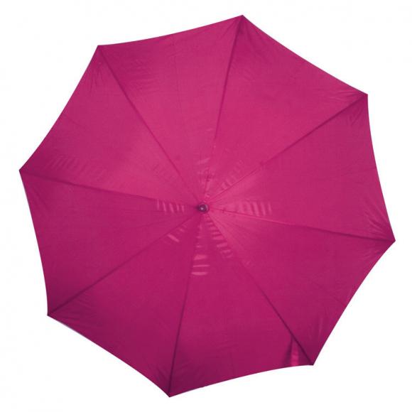 Automatik-Regenschirm mit Gravur / Farbe: pink