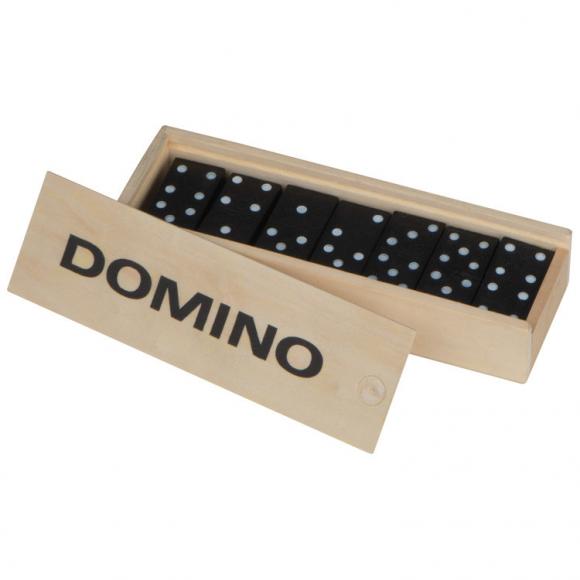 Domino Spiel mit Gravur / aus Holz / Reisespiel