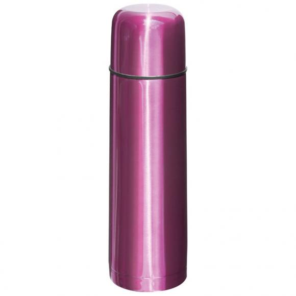 Edelstahl Isolierkanne mit Gravur / Thermosflasche / Thermoskanne / Farbe: pink