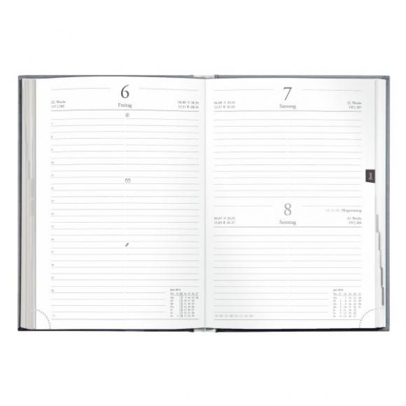 Herlitz Buchkalender 2023 / Chefkalender / A5 / Farbe: schwarz