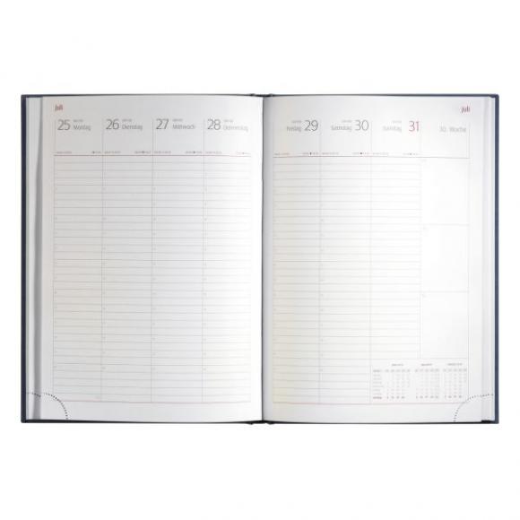 Herlitz Buchkalender 2023 "Sidney" / Wochenkalender / Farbe: schwarz