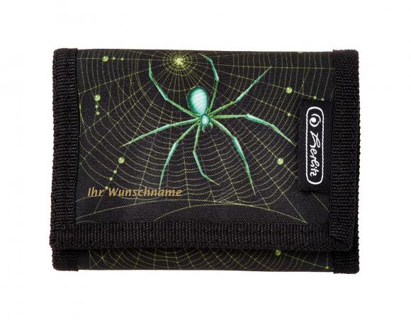 Herlitz Kinder Geldbörse / Geldbeutel / Portemonnaie / "Spider" / mit Gravur