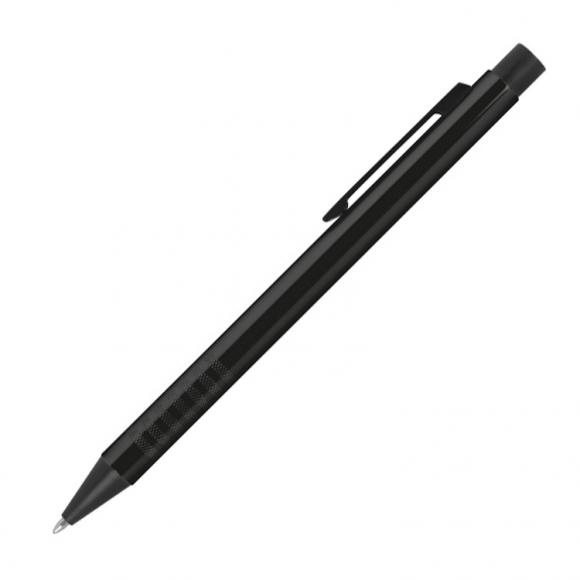 Kugelschreiber aus Metall mit Gravur / Farbe: schwarz