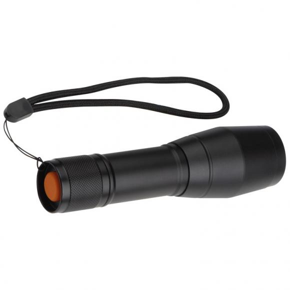 LED Alu-Taschenlampe mit Gravur / mit 3 verschiedenen Lichtfunktionen