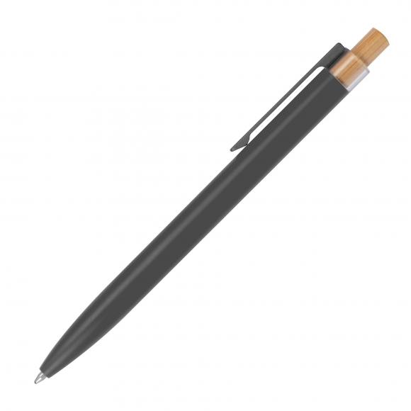 Metall-Schreibset mit Kugelschreiber und Druckbleistift mit Gravur / anthrazit