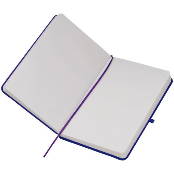 Notizbuch mit Gravur / DIN A5 / 160 S. / blanko / PU Hardcover / Farbe: violett