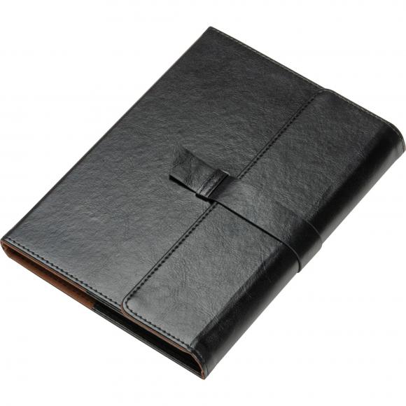 Notizbuch mit Gravur / DIN A5 / mit 160 linierten Seiten / Farbe: schwarz