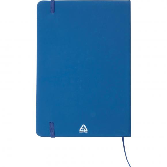 Notizbuch mit Gravur / DIN A5 / Umschlag aus PU / 160 Seiten / Farbe: blau