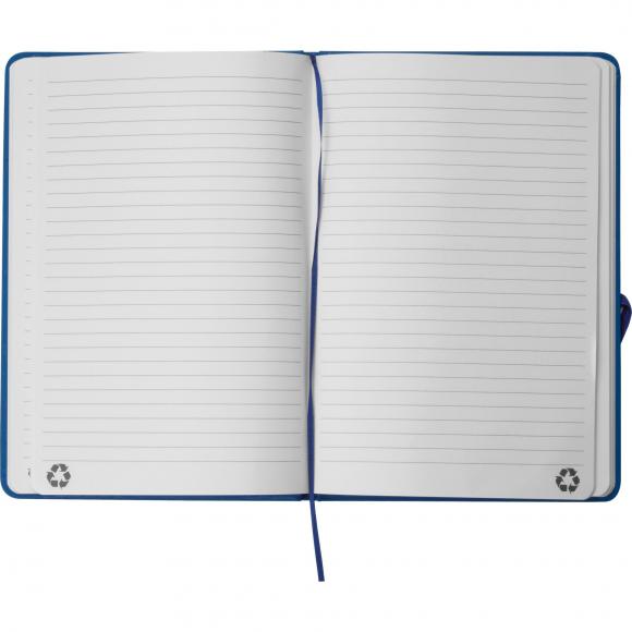Notizbuch mit Gravur / DIN A5 / Umschlag aus PU / 160 Seiten / Farbe: blau