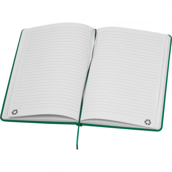 Notizbuch mit Gravur / DIN A5 / Umschlag aus PU / 160 Seiten / Farbe: grün