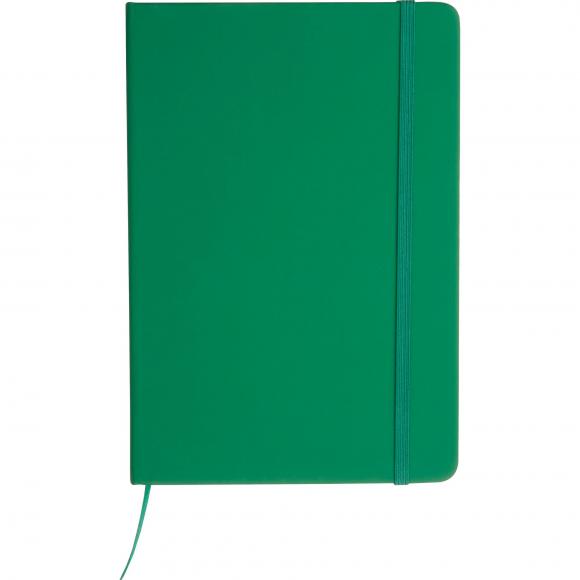 Notizbuch mit Gravur / DIN A5 / Umschlag aus PU / 160 Seiten / Farbe: grün