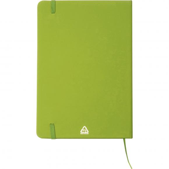Notizbuch mit Gravur / DIN A5 / Umschlag aus PU / 160 Seiten / Farbe: hellgrün
