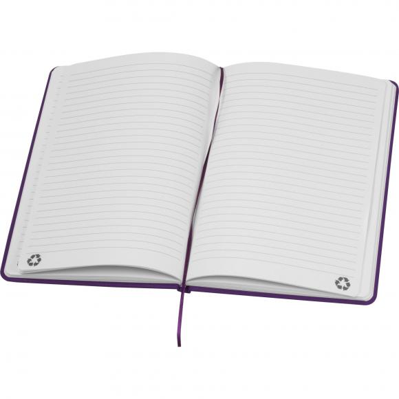 Notizbuch mit Gravur / DIN A5 / Umschlag aus PU / 160 Seiten / Farbe: lila
