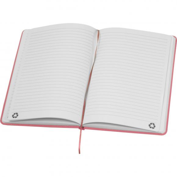 Notizbuch mit Gravur / DIN A5 / Umschlag aus PU / 160 Seiten / Farbe: pink
