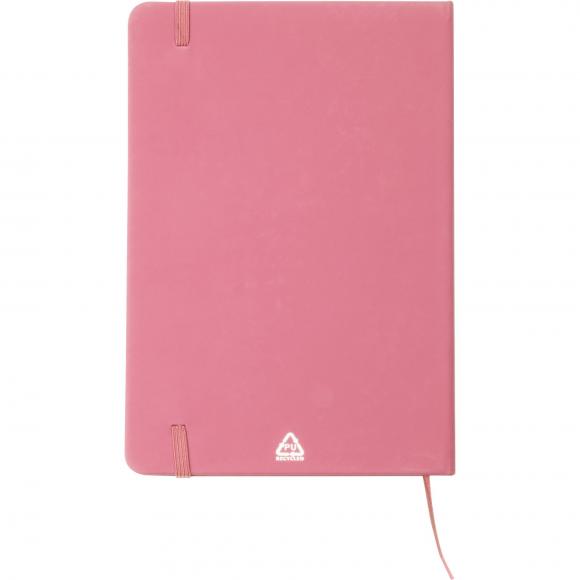 Notizbuch mit Gravur / DIN A5 / Umschlag aus PU / 160 Seiten / Farbe: pink