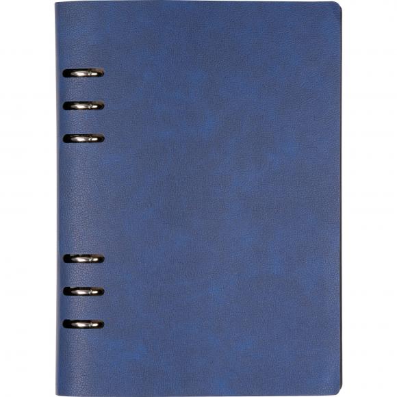 Ringbuch mit Gravur / DIN A5 / Notizbuch mit 200 Seiten / Farbe: dunkelblau