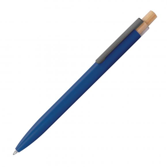 Schreibset mit Kugelschreiber und Rollerball aus Metall mit Gravur / Farbe: blau