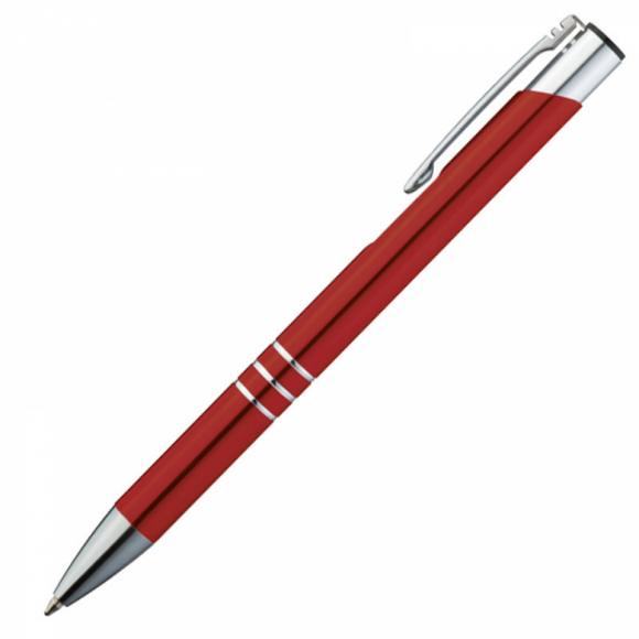 Schreibset mit Namensgravur - Touchpen Kugelschreiber + Kugelschreiber - rot