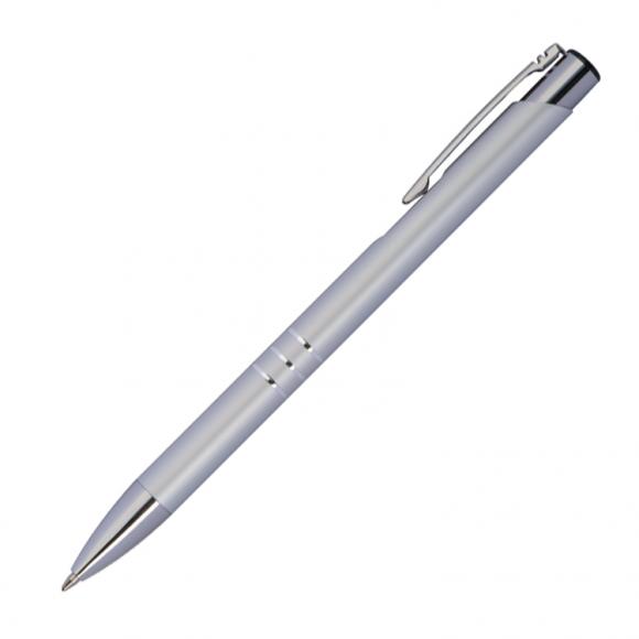 Schreibset mit Namensgravur - Touchpen Kugelschreiber + Kugelschreiber - silber