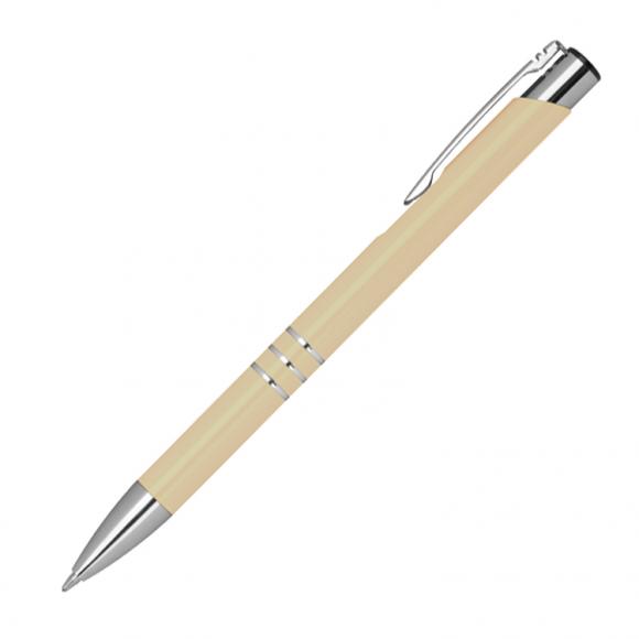 Schreibset mit Namensgravur - Touchpen Kugelschreiber+Kugelschreiber - elfenbein