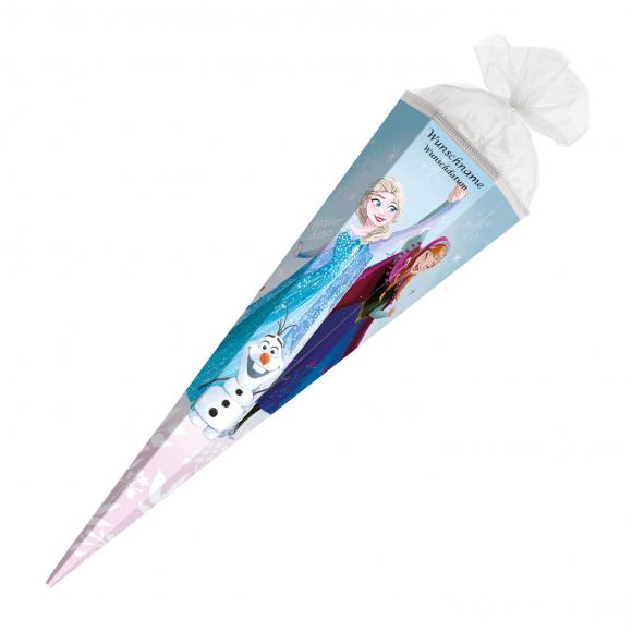 Schultüte mit Gravur / Zuckertüte / 85cm / eckig / "Frozen"