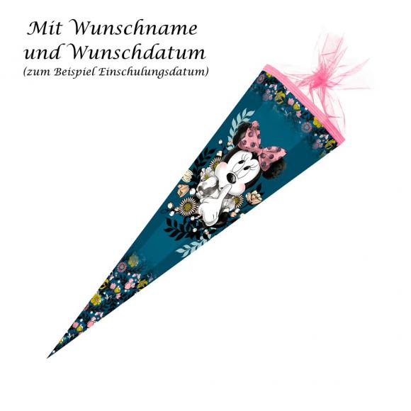 Schultüte mit Gravur / Zuckertüte / 85cm / eckig / "Minnie Maus"