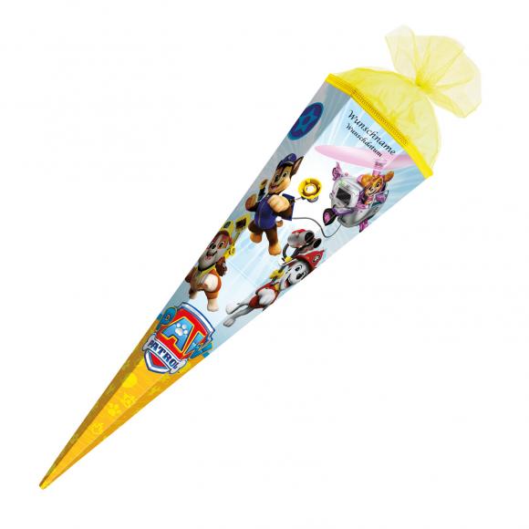 Schultüte mit Gravur / Zuckertüte / 85cm / eckig / "PAW PATROL"