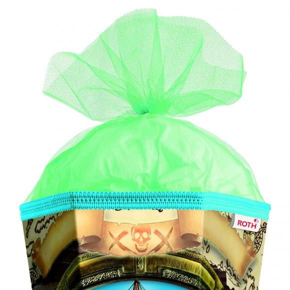 Schultüte mit Gravur / Zuckertüte / 85cm / eckig / "Piratenschiff"