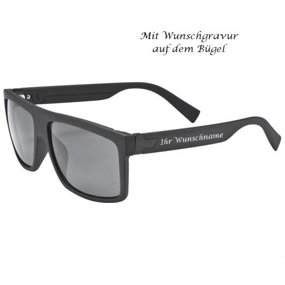 Sonnenbrille mit Gravur / gummiert / mit UV 400 Schutz