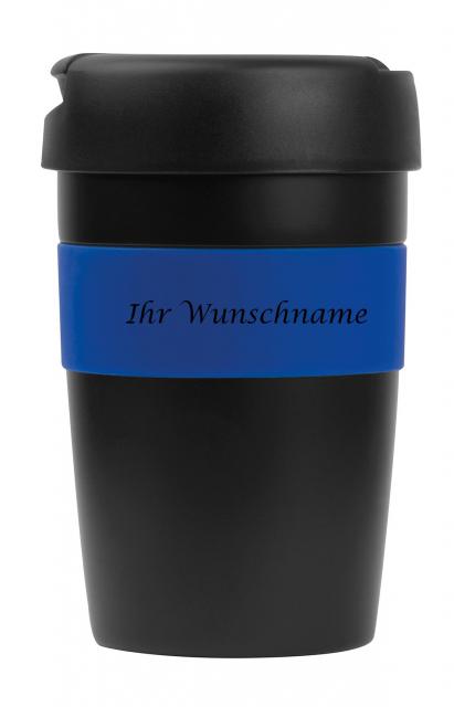 Thermobecher mit Gravur / Isolierbecher / Füllmenge 0,3l / Farbe: blau