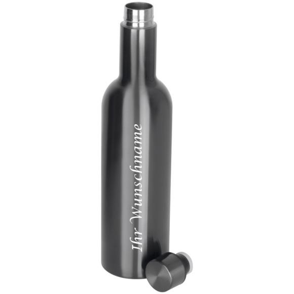 Thermoflasche mit Gravur / Fassungsvolumen 750ml / doppelwandig / aus Edelstahl