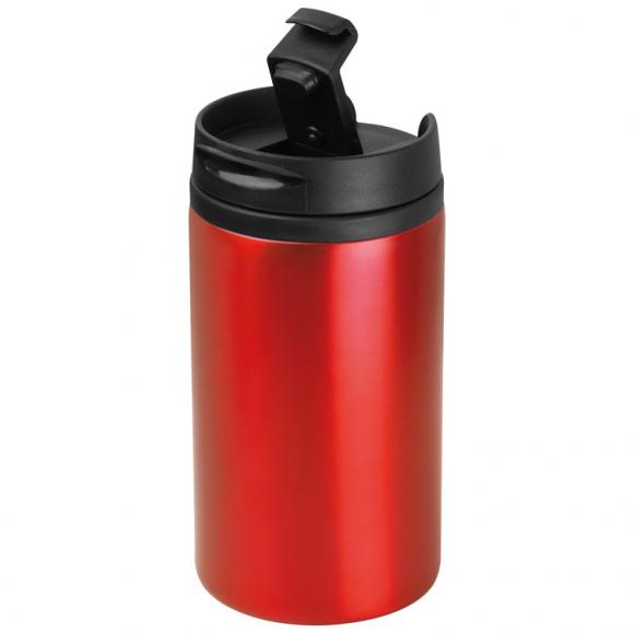 Trinkbecher mit Namensgravur - 250 ml - Farbe: rot