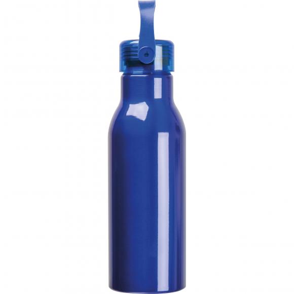 Trinkflasche aus recyceltem Aluminium mit Namensgravur - 750ml - Farbe: blau