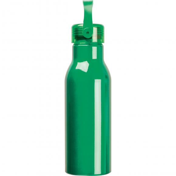 Trinkflasche aus recyceltem Aluminium mit Namensgravur - 750ml - Farbe: grün