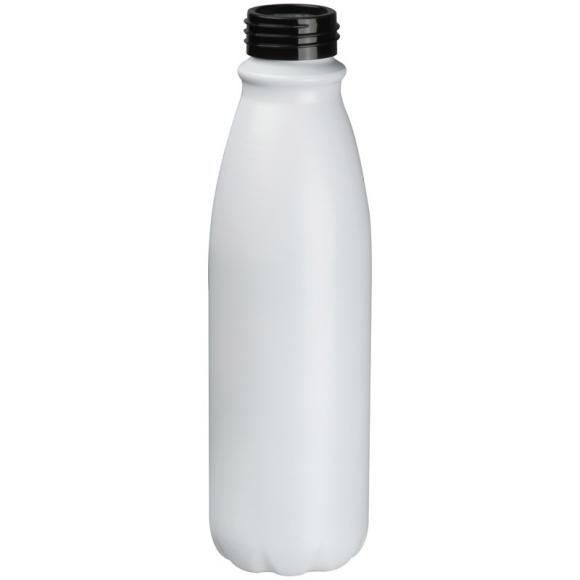 Trinkflasche mit Gravur / aus Aluminium/ Füllmenge 0,6l / Farbe: weiß